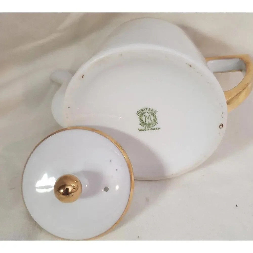 Vintage Noritake Goldena Children's Tea Set for 6 counti